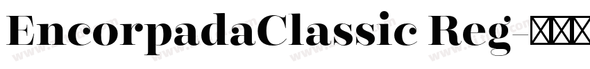 EncorpadaClassic Reg字体转换